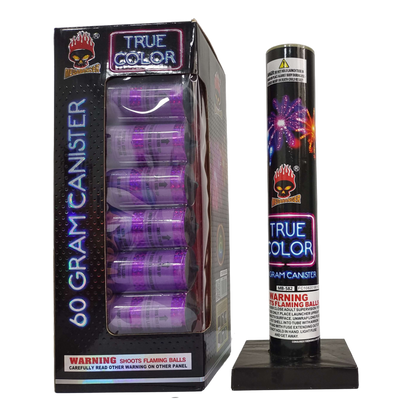 True Color 4 in. 6-Shot Canister Shell Kit
