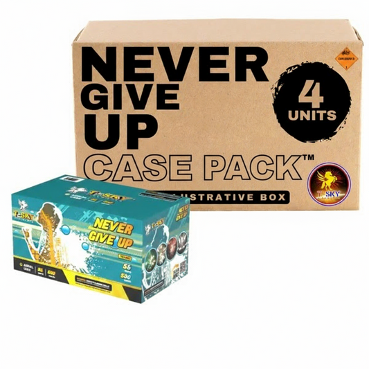 Never Give Up 56-Shot XL Aerial Cake