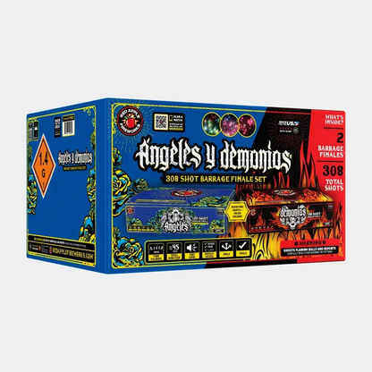 Angeles Y Demonios™ Juego de Final de Barrage de 308 Disparos®
