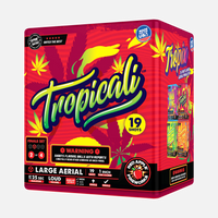 Tropix™ 76 disparos Juego de fuegos artificiales de final estándar®