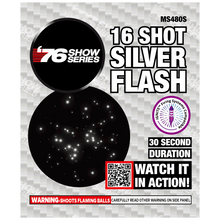 Silver Flash (30sec) 16-Shot Standard Aerial Cake