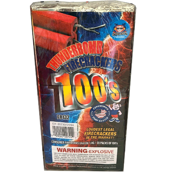 Thunderbomb Firecrackers 100s (20-Pack)