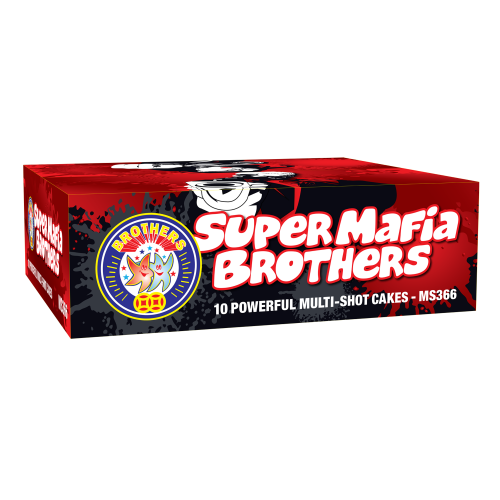 Super Mafia Brothers 231-Shot Standard Aerial Assortment Set
