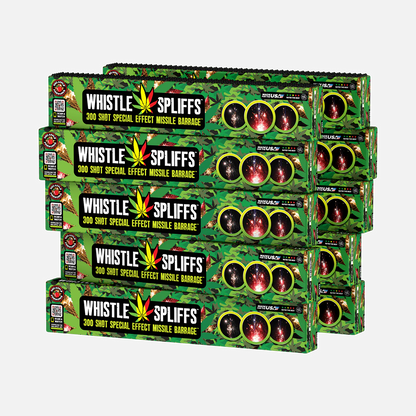 Whistle Spliffs™ 300 Disparos Barrage de Misiles de Efectos Especiales™