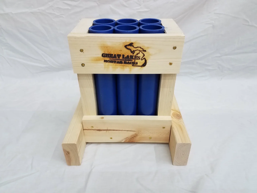 Great Lakes Mortar Racks™ 6-Shot Double Row Rack (6-Pack)