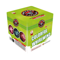 Colorful Whirlwind 12-Shot Standard Aerial Cake