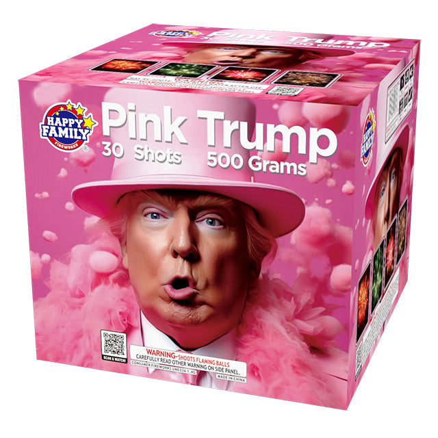 Pastel Aéreo XL Trump Rosa de 30 Disparos