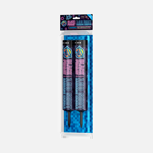 Black Friday Arcade® 100 Shot Barrage Candles