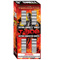 T-800 24-Shot 5 in. Canister Shell Kit