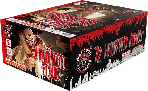 72 Haunted Echos 72-Shot XL Aerial Cake – Elevated Fireworks