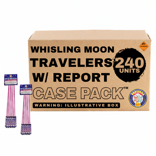 Whistling Moon Travelers con Report 12-Shot Standard Rocket | Caja Cohete 240/1