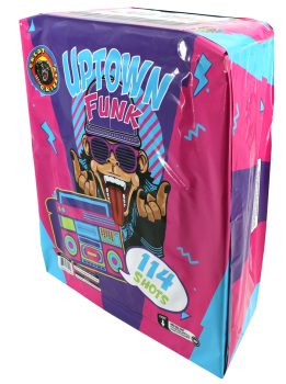 Tarta aérea XL de 114 disparos Uptown Funk