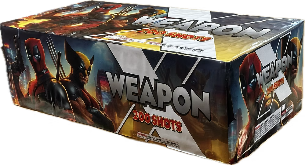 Weapon X 200-Shot XXL Aerial Cake