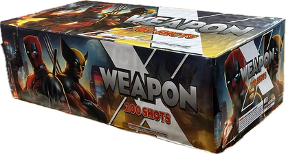 Torta Aérea XXL Weapon X de 200 Tiros