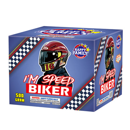 Tarta aérea XL de 24 disparos "Im Speed Biker"