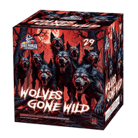 Wolves Gone Wild 29-Shot XL Aerial Cake