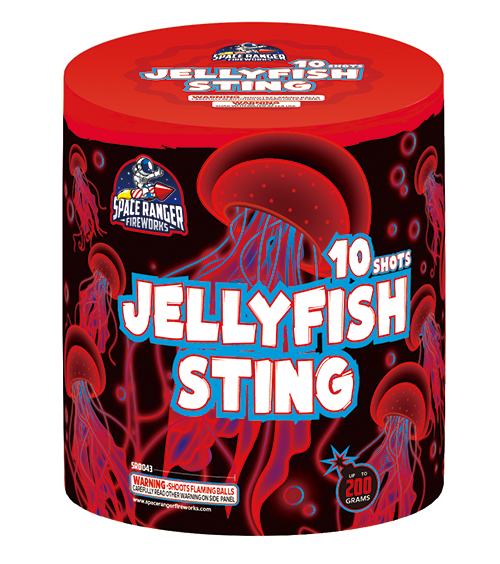 JellyFish Sting 10-Shot Standard Aerial Cake