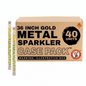 36" Gold Metal Sparkler (6-Pack) Sparkler | Case Pack™ 40/1