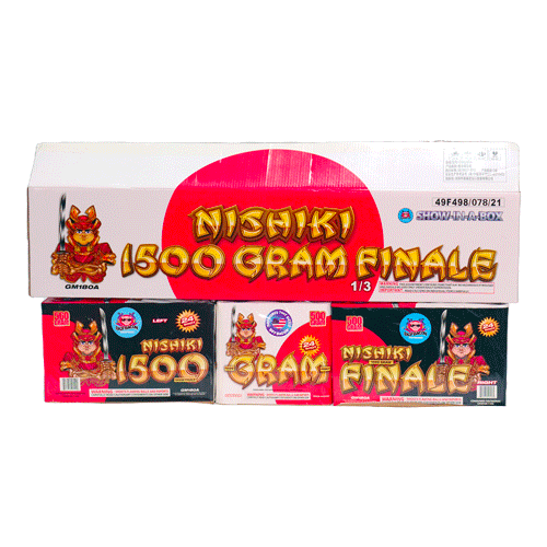 Nishiki 1500-Gram 72-Shot XL Aerial Finale Set