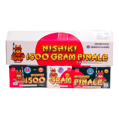 Nishiki 1500-Gram 72-Shot XL Aerial Finale Set