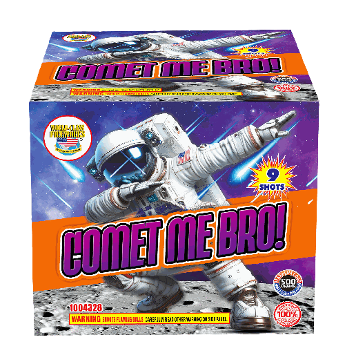 Comet Me Bro! 9-Shot XL Aerial Cake