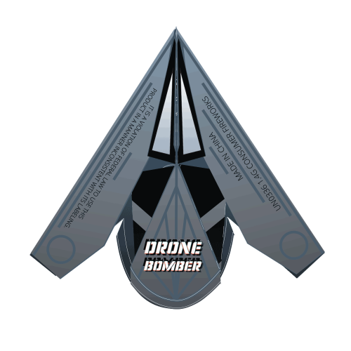 Drone Bomber Flying Novelty (2-Pack)