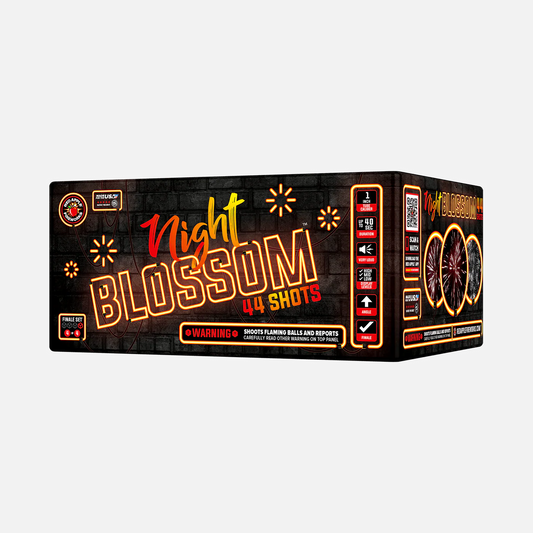 Night Blossom™ 176 disparos XL® Conjunto de final aéreo®