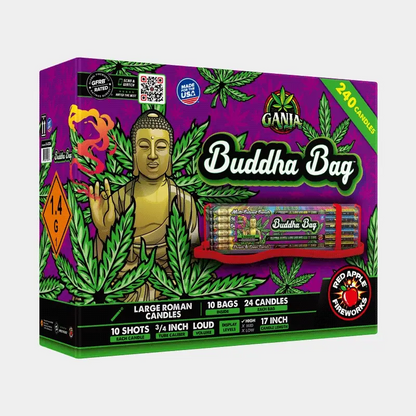 Buddha™ Bag 10 Shots Standard Roman Candles
