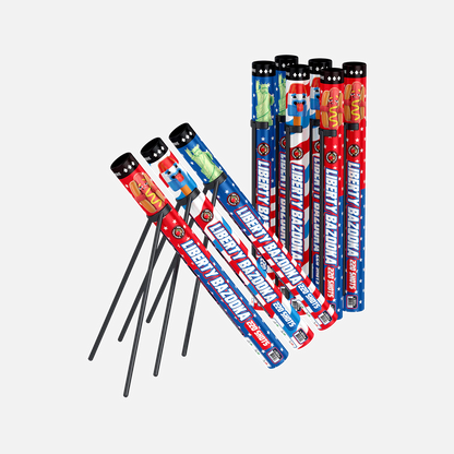 Liberty Bazookas™ Set de Final de Vela de 660 Disparos en Ráfaga®