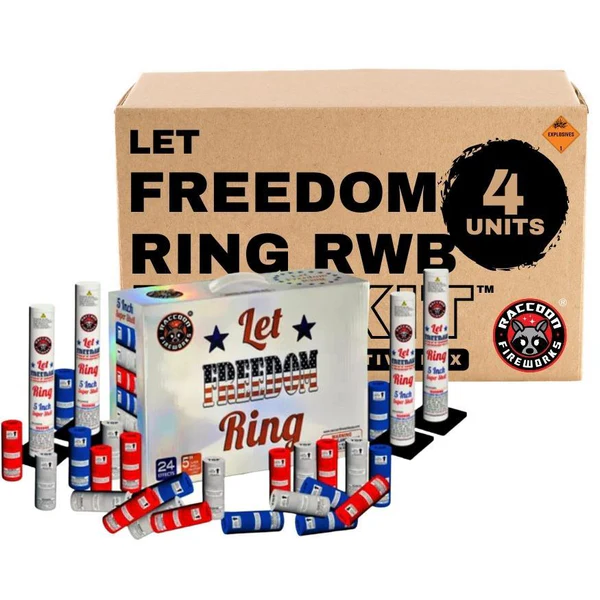 Let Freedom Ring 24-Shot Canister Shells | Case Pack™ 4/1