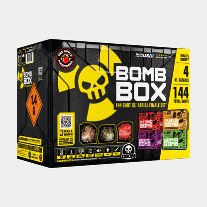 Bomb Box 144-Shot XL Aerial Finale Set