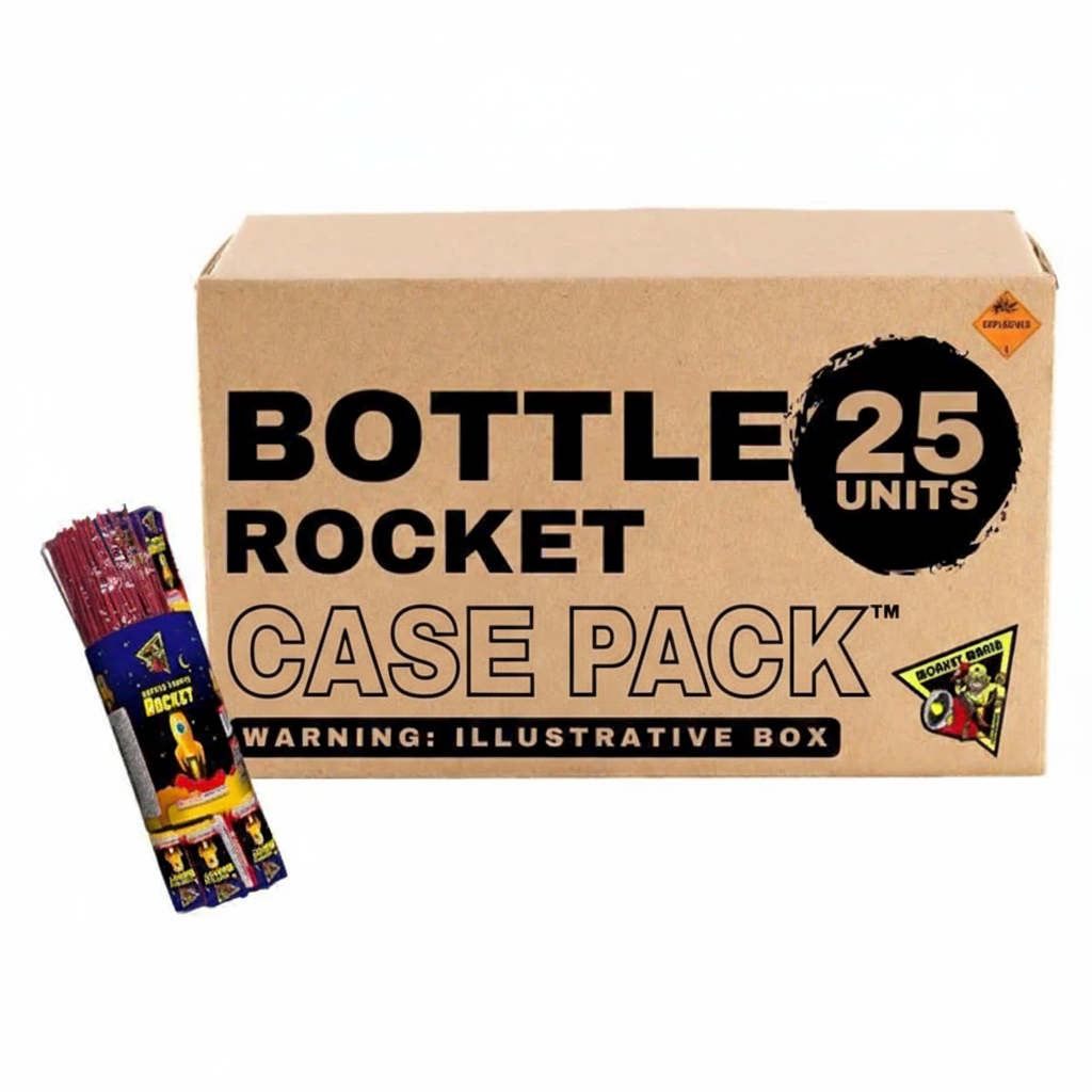 Cohete de botella 144 disparos Cohete estándar | Paquete de caja™ 25/1