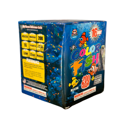 Color Fish 16-Shot Standard Aerial Cake