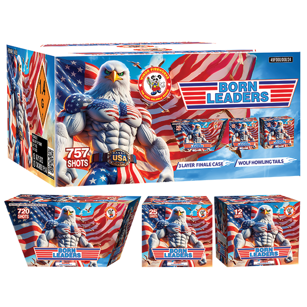Born Leaders 757-Shot 1500 Gram Finale Kit – Elevated Fireworks