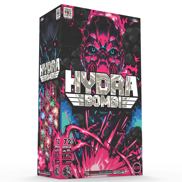Hydra™ Bomb 24-Shot 6-Inch XL Canister Shells