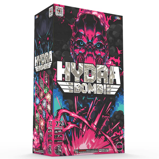 Hydra™ Bomb 24-Shot 6-Inch XL Canister Shells