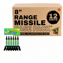8" Range Missile 6-Shot Large Rocket | Case Pack™ 12/1