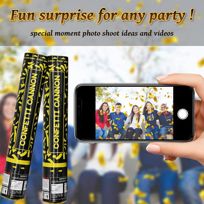 Confetti Popper (12 in, Gold Confetti)