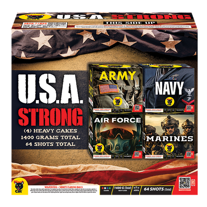 USA Strong Aerial Cake Assortment Set