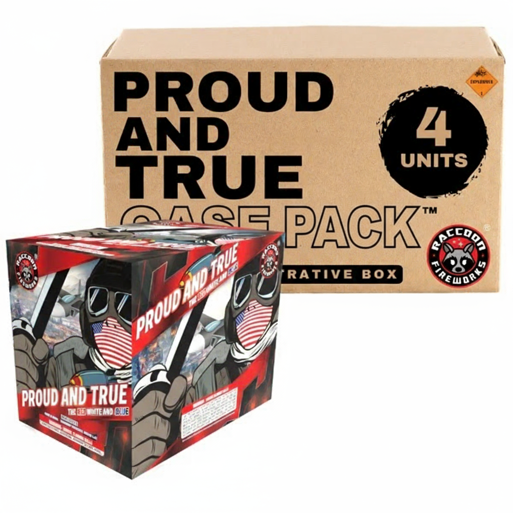 Around & True 23-Shot XL Aerial Cake | Case Pack™ 4/1