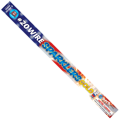 #20 Gold Wire Sparklers