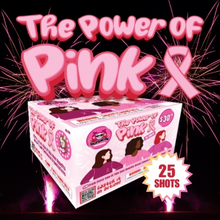 Power of Pink - Breast Cancer Awareness Firework 25-Shot Standard Aerial Cake