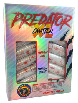 Predator XL 12-Shot 5 in. Canister Shells – Elevated Fireworks