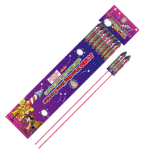 Jumbo Whistling Moon Traveler Bottle Rocket (12-Pack)