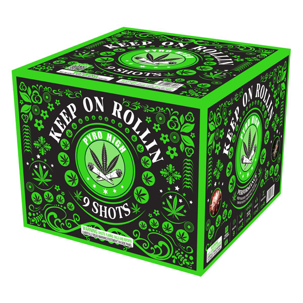 Keep On Rolling 9-Shot XL Aerial Cake