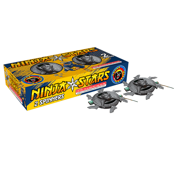 Estrella ninja para tierra, artículo de broma (paquete de 2)