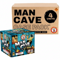 Man Cave Torta Aérea XL de 36 Disparos | Paquete de Caja™ 4/1