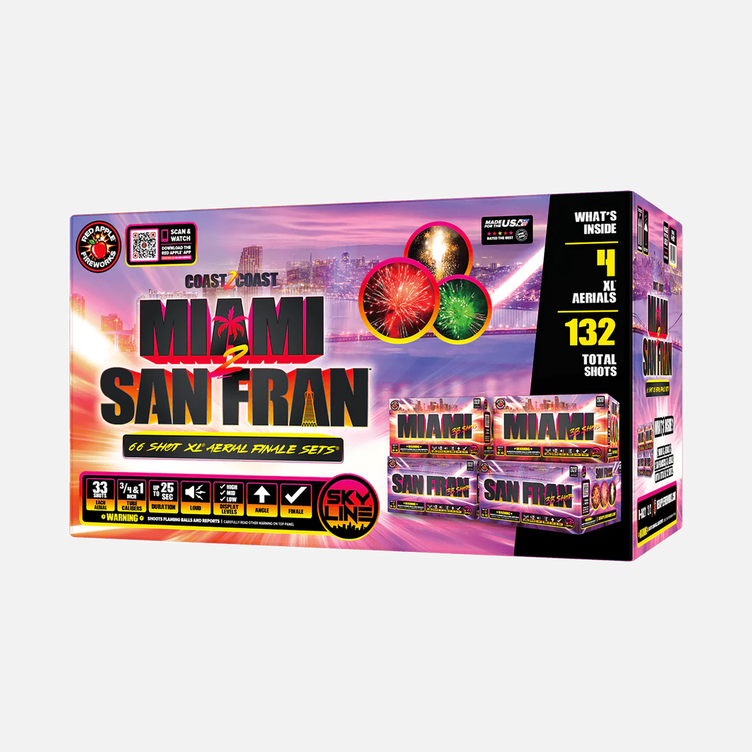 Miami 2 San Fran™ 66 Shots XL® Juego de final aéreo®
