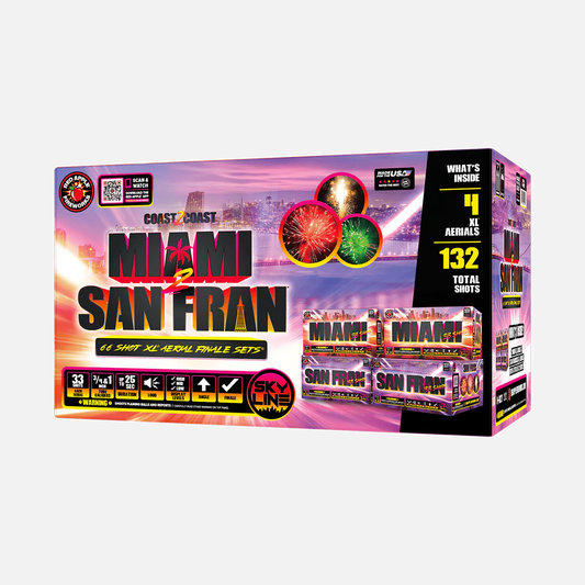 Miami 2 San Fran™ 66 Shots XL® Juego de final aéreo®