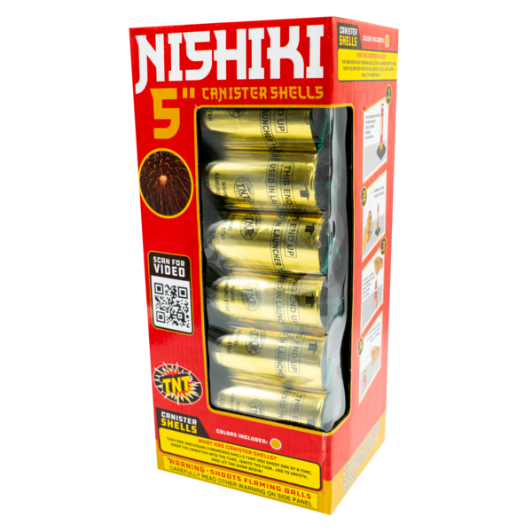 Nishiki 6-Shot 5 in. Canister Shells